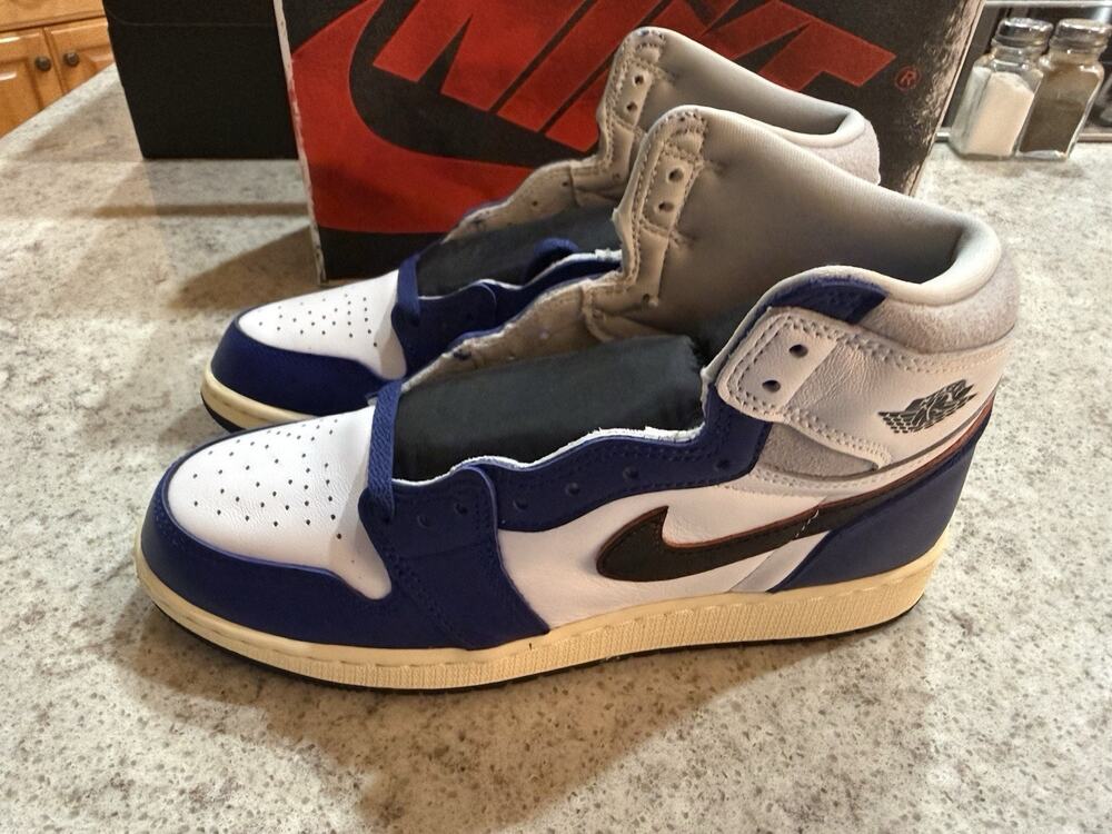 Nike Air Jordan 1 Retro High OG GS Midnight Navy/Black-White Size 6.5Y NIB
